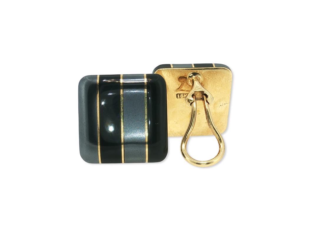 Angela Cummings Vintage 18 Karat Yellow Gold Clip On Earrings 19.9 Grams