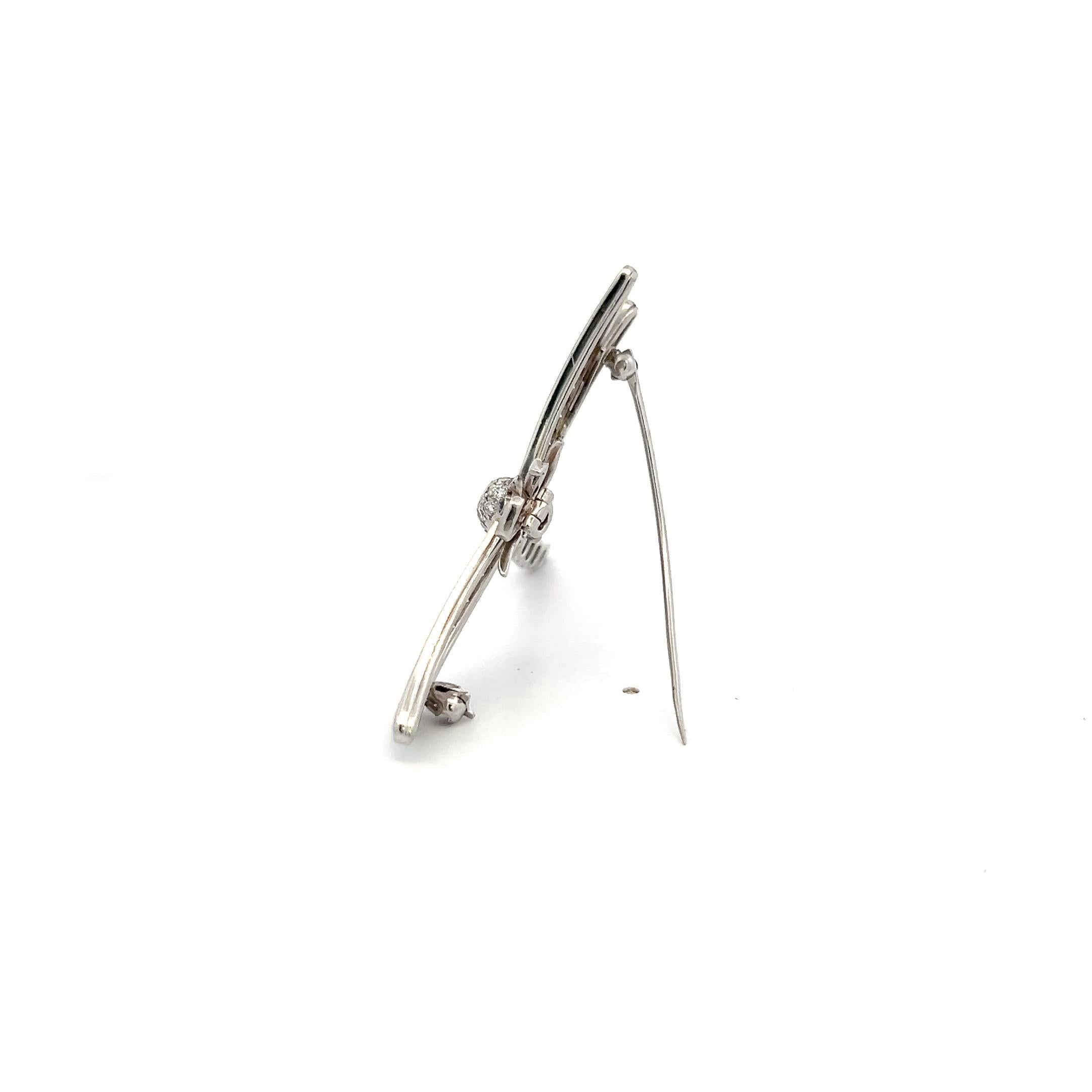 Tiffany & Co Platinum Dragonfly Pin Brooch 2.5ct Round Diamond & 0.02ct Sapphire