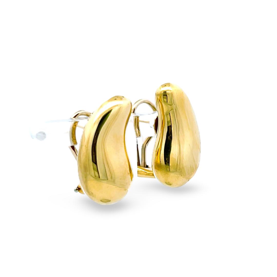 Tiffany & Co 18 Karat Yellow Gold Clip-On Earrings weighs 12 Grams
