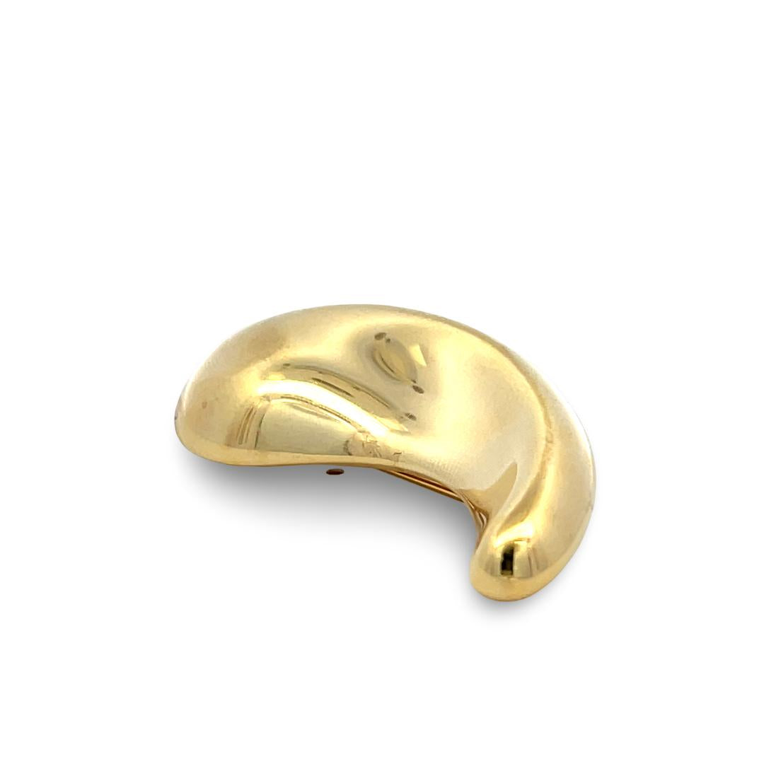 Tiffany & Co Elsa Peretti Vintage 18 Karat Yellow Gold Pin Brooch 12.4 Grams