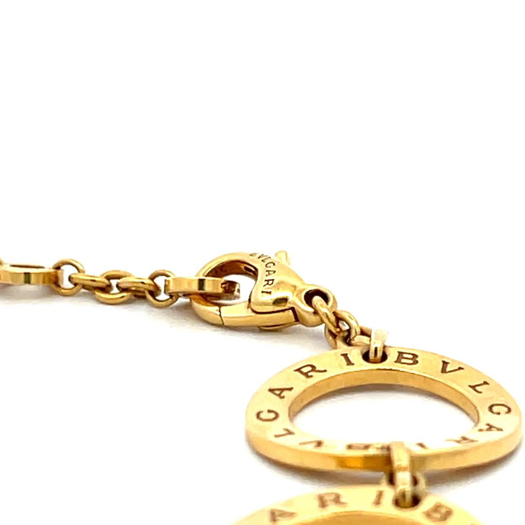 Bvlgari Vintage 18K Yellow Gold Circle Link Bracelet 28.9 Grams