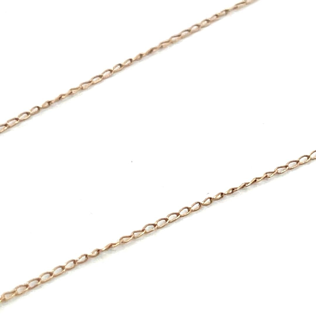 Vintage 14 Karat Yellow Gold Pendant Necklace 1.38 Grams 7.74MM Pearl