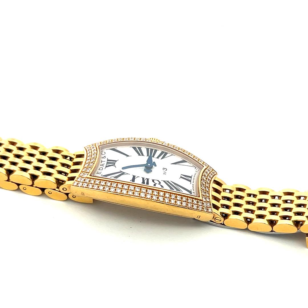 Bedat & Co Vintage Wristwatch with 1 Carat Round G VS Diamonds 80.16 Grams