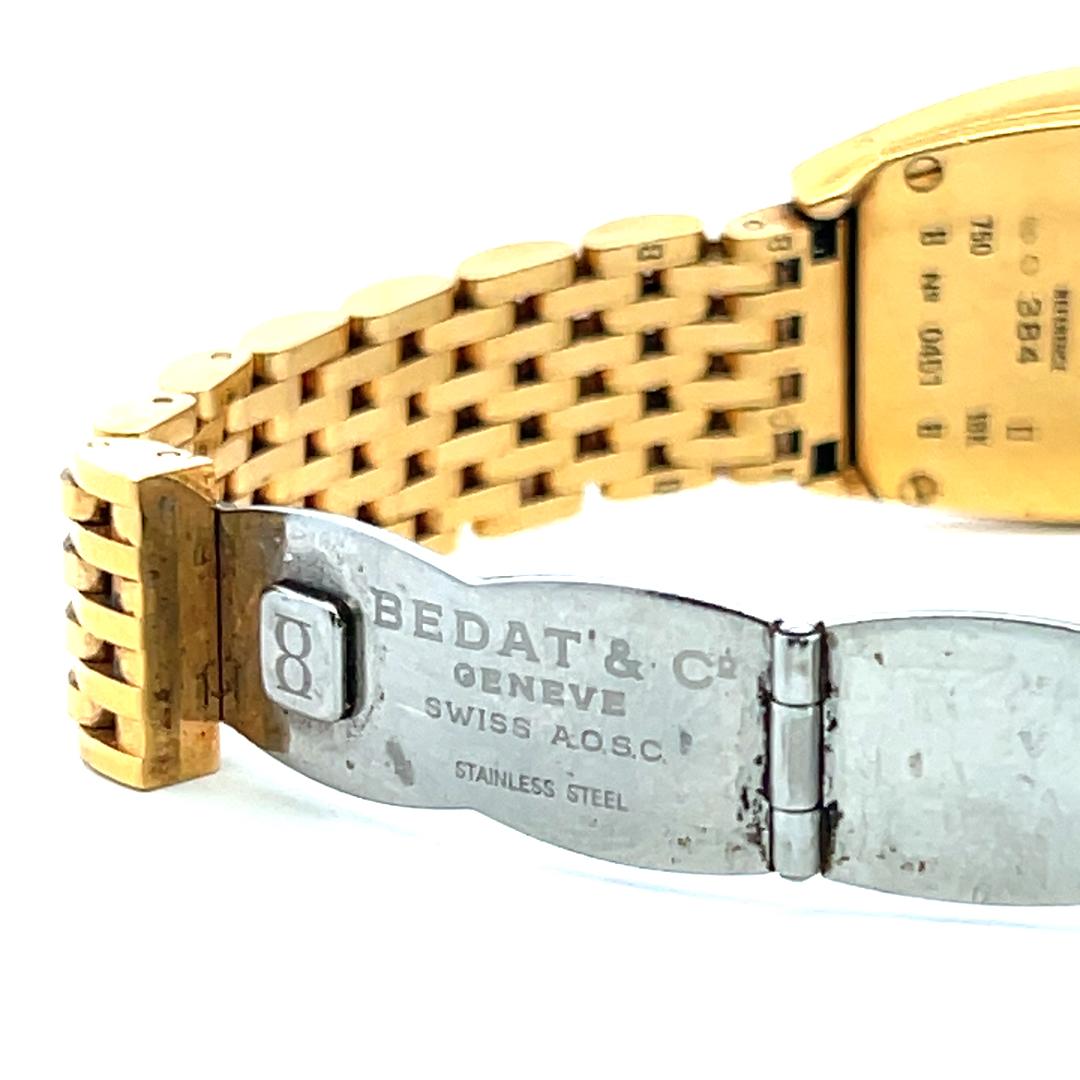 Bedat & Co Vintage Wristwatch with 1 Carat Round G VS Diamonds 80.16 Grams