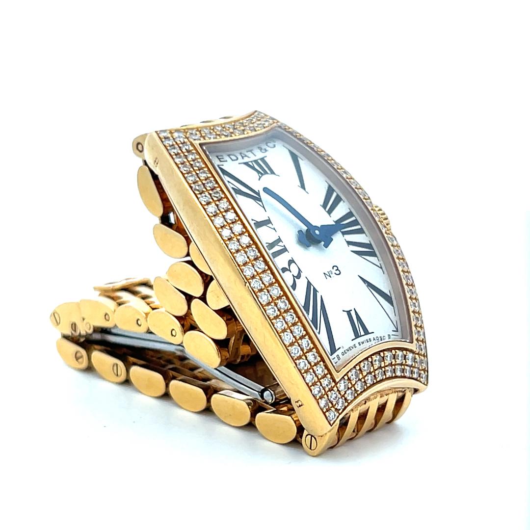 Bedat & Co Vintage Wristwatch with 1 Carat Round G VS Diamonds 80.16 Grams