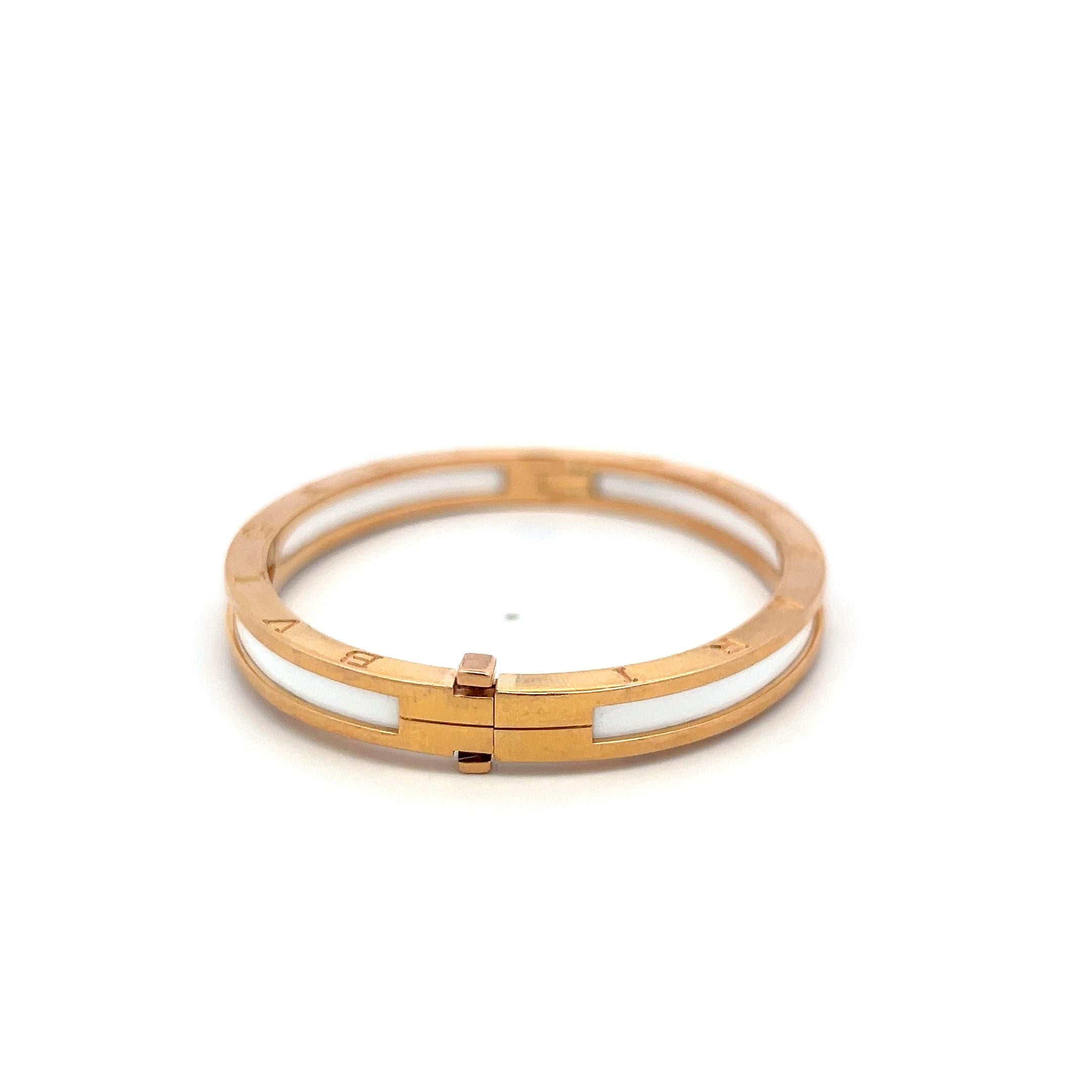 Bvlgari Vintage 18 Karat Yellow Gold Bangle Bracelet 27.31 Grams Size 5.75