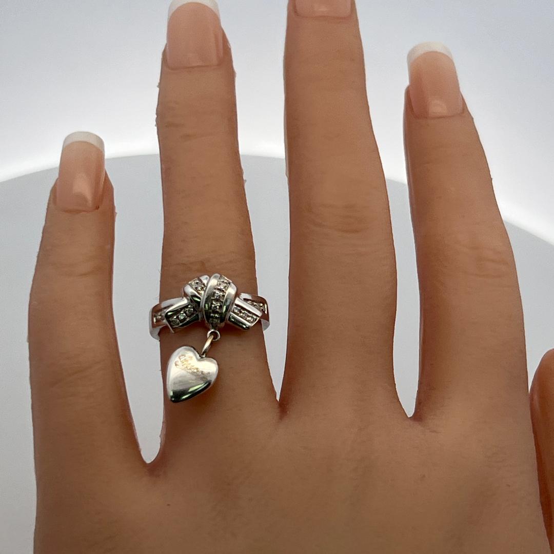 Gucci Vintage 18 Karat White Gold Cocktail Ring 9.53 Grams
