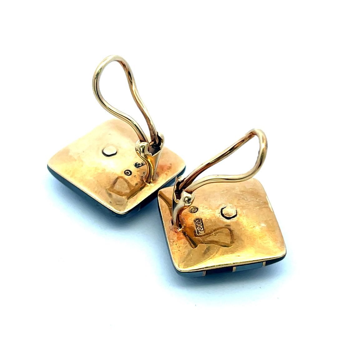 Tiffany & Co 18 Karat Yellow Gold Clip-On Earrings 21.74 Grams