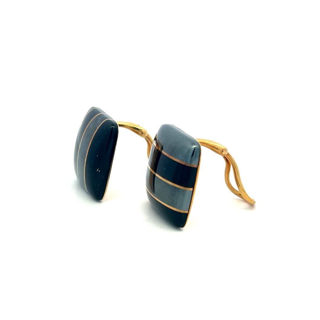 Tiffany & Co 18 Karat Yellow Gold Clip-On Earrings 21.74 Grams
