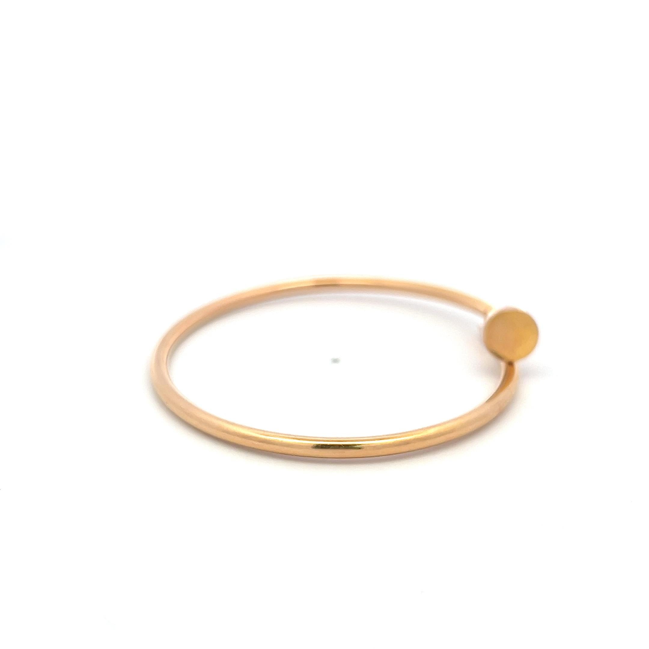 Cartier Vinatege 18 Karat Rose Gold Juste Un Clou Bracelet 9.5 Grams Size 16
