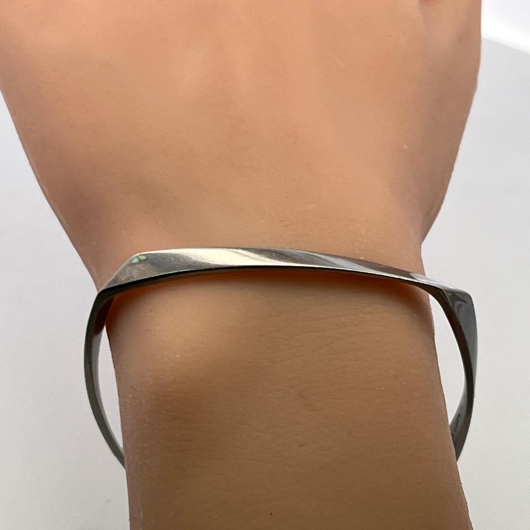 Tiffany & Co Vintage 18K White Gold Bangle Bracelet 24.5 Grams