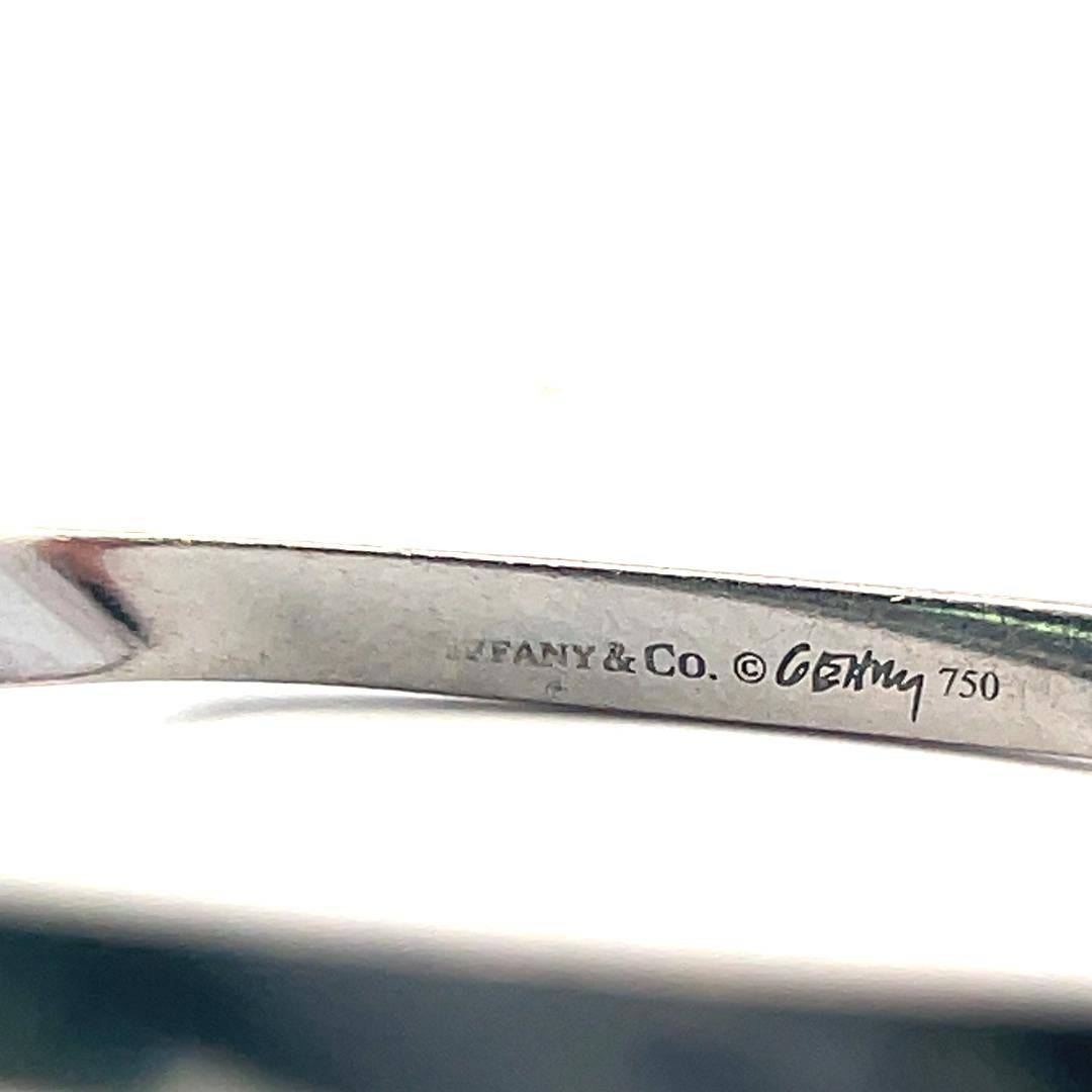 Tiffany & Co Vintage 18K White Gold Bangle Bracelet 24.5 Grams