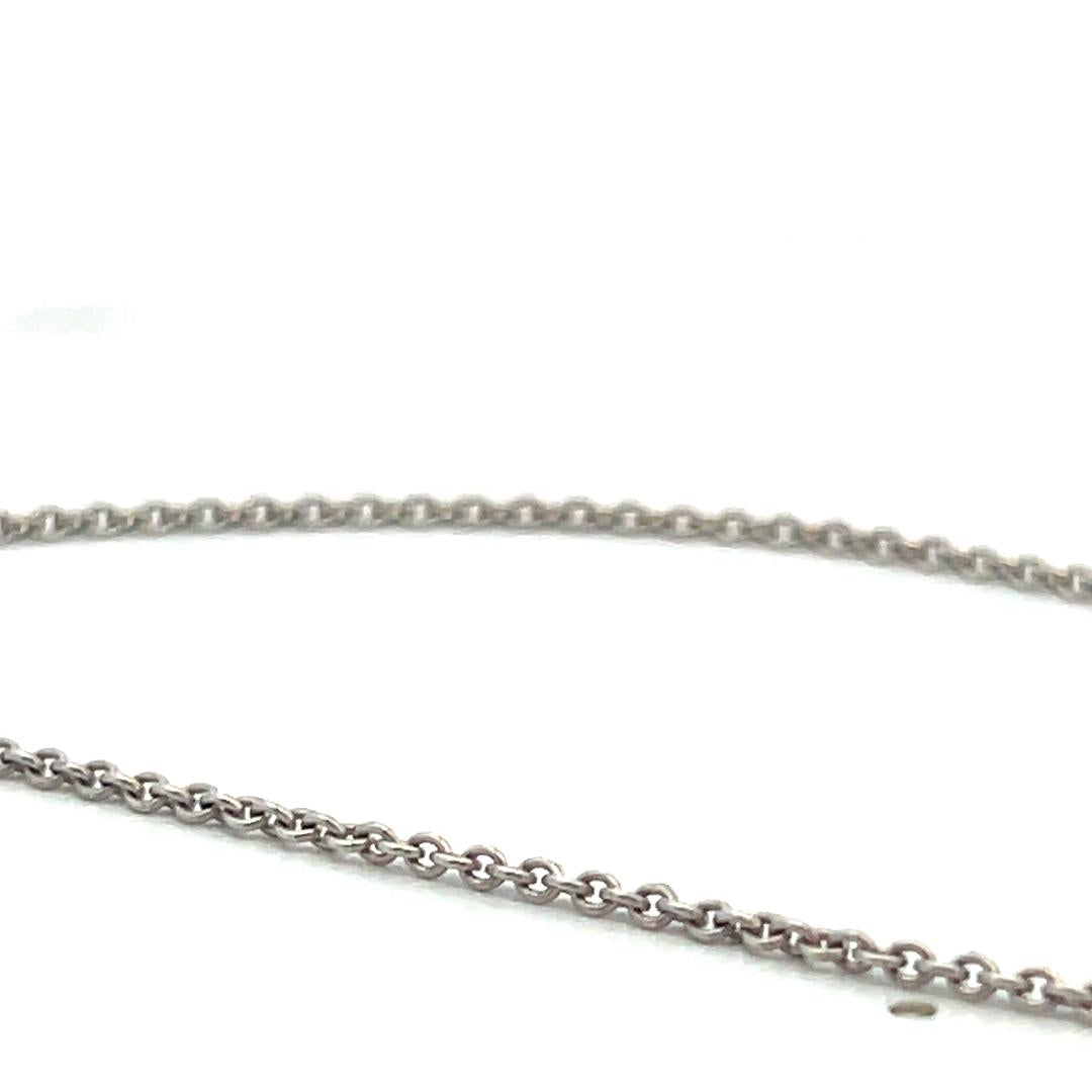 Tiffany & Co Vintage Platinum Chain Necklace 2.32 Grams 15 Inch