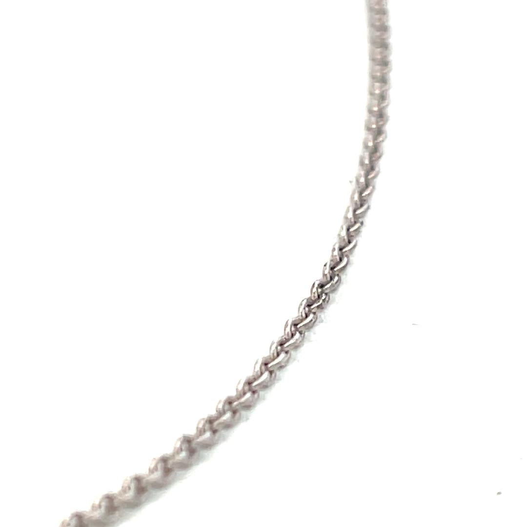 Tiffany & Co Vintage Platinum Chain Necklace 2.32 Grams 15 Inch