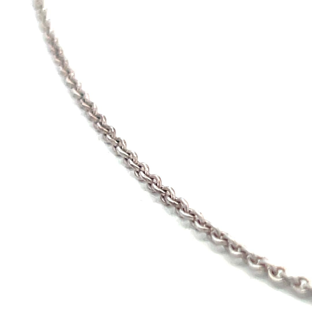 Tiffany & Co Vintage Platinum Chain Necklace 2.32 Grams 15 Inch