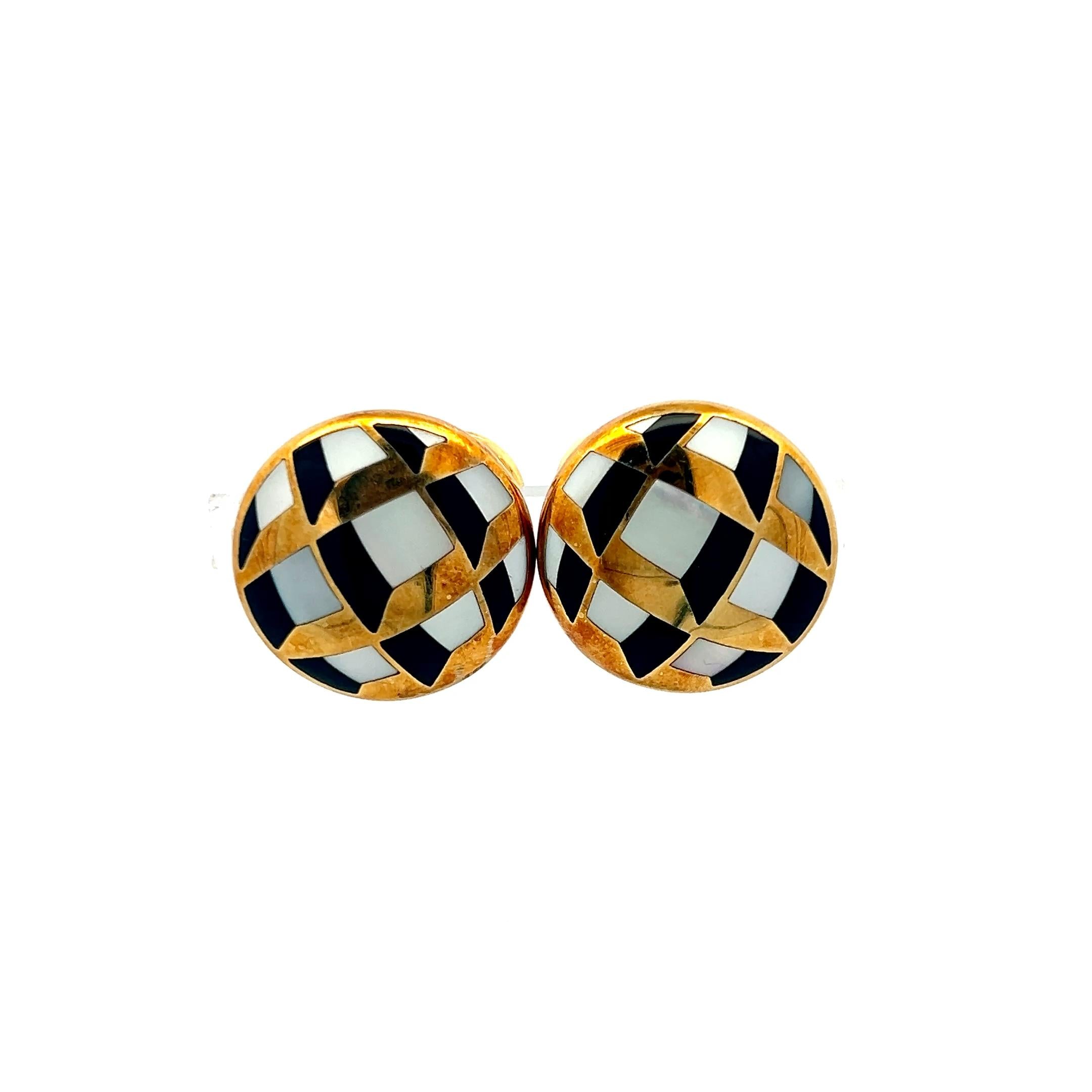 Grossbart Vintage 14 Karat Yellow Gold Clip On Earrings 13 Grams