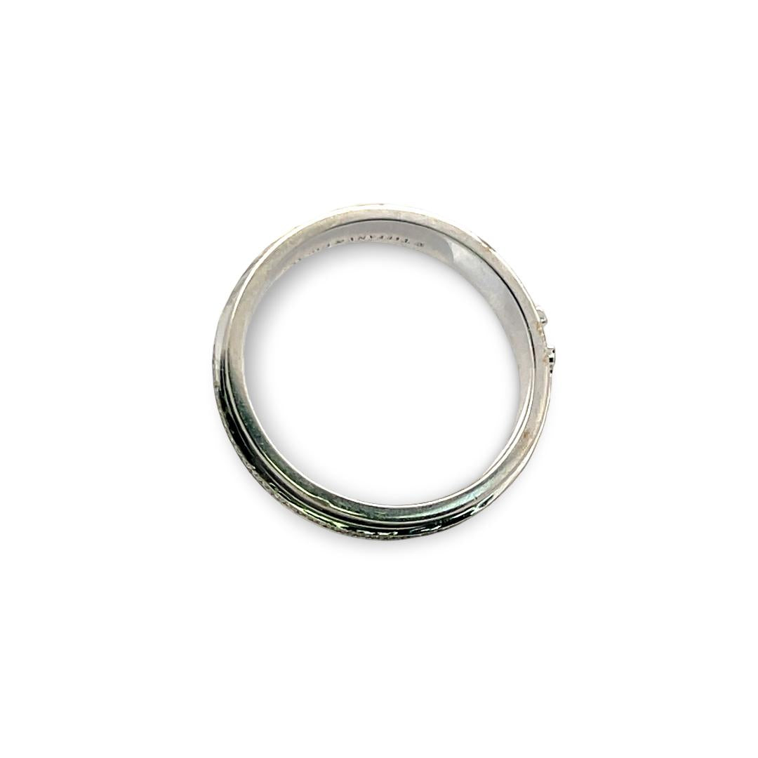 Tiffany & Co 18K YG T-Diamond Band Ring 0.18ct Round F VS Diamonds Size 8.25