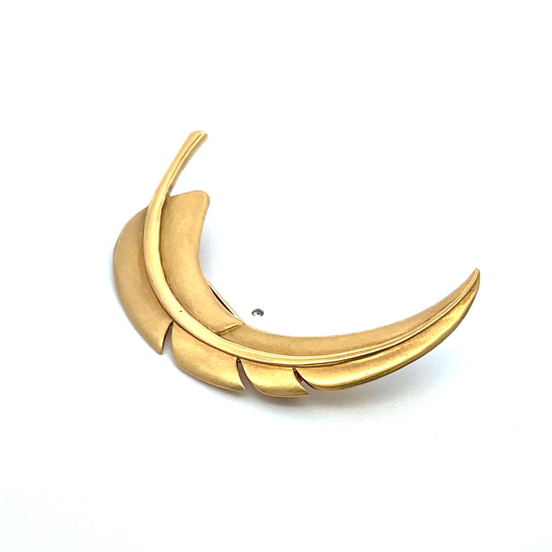 Tiffany & Co Vintage 18 Karat Yellow Gold Pin Brooch 7.9 Grams