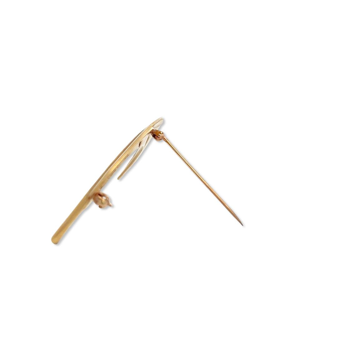 Tiffany & Co Vintage 18 Karat Yellow Gold Pin Brooch 7.9 Grams