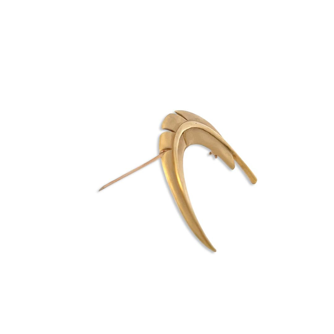 Tiffany & Co Vintage 18 Karat Yellow Gold Pin Brooch 7.9 Grams