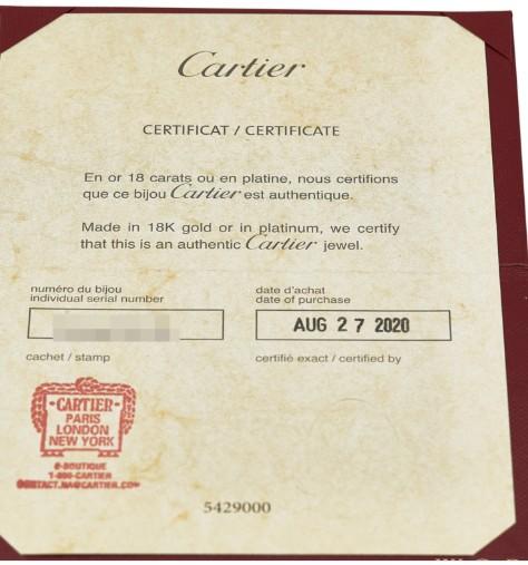 Cartier Santos Vintage 18K White Gold Chain Necklace 22 Inch With Certificate
