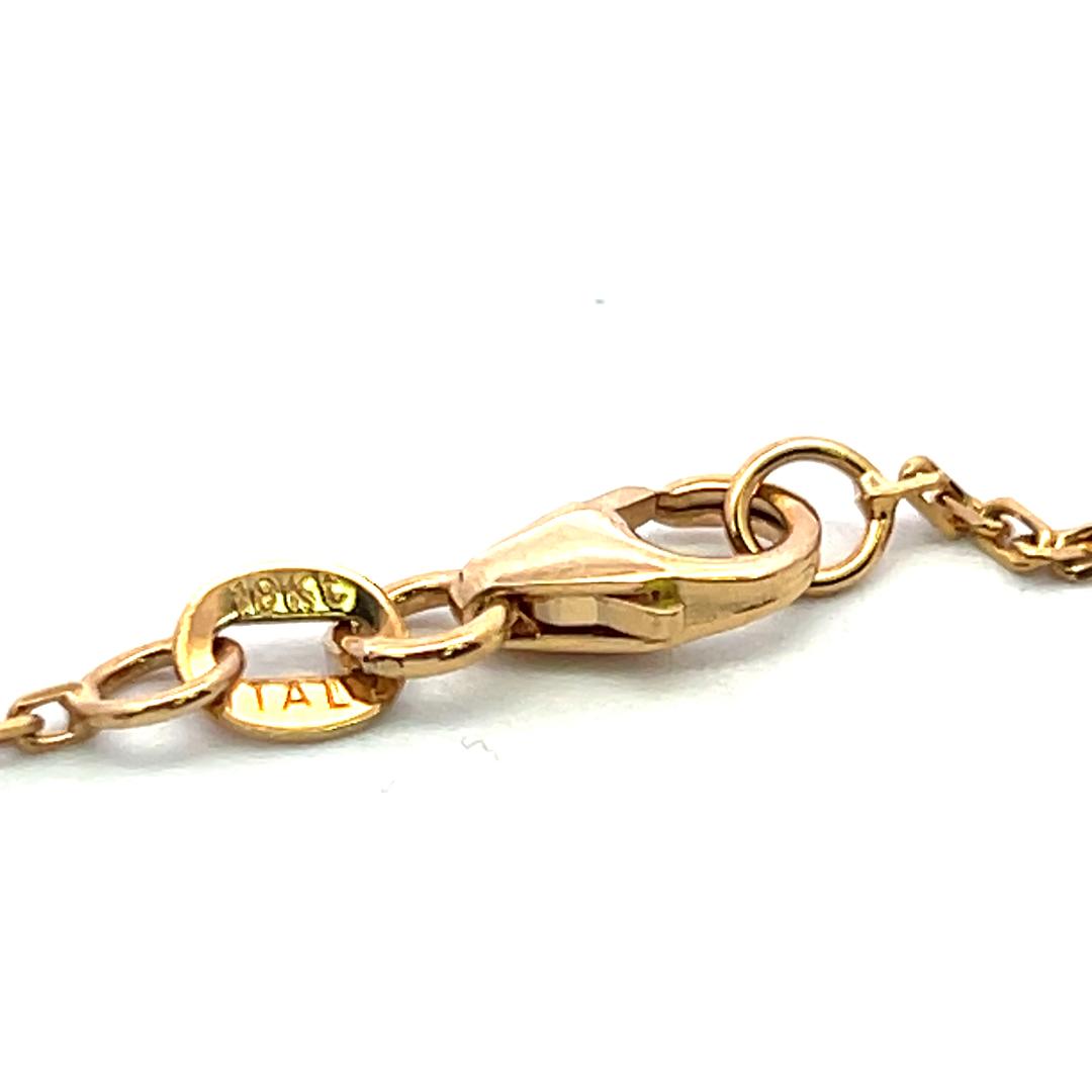 18K Yellow Gold Pendant Necklace with 2.59 Carat Cushion Diamonds FY SI2 GIA