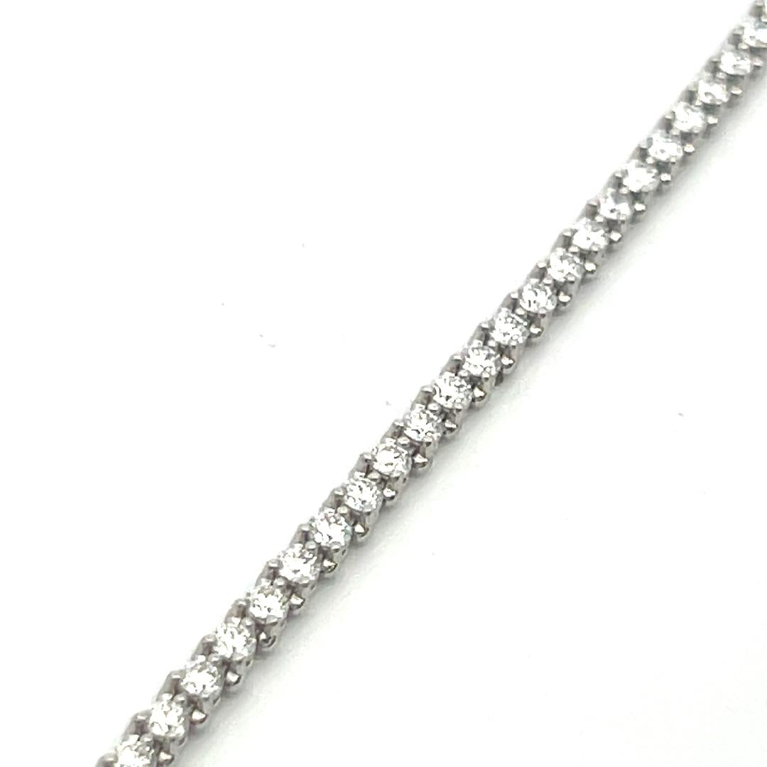 Tiffany & Co Platinum Link Bracelet with Round & Marquis 3.08 Carat Diamonds
