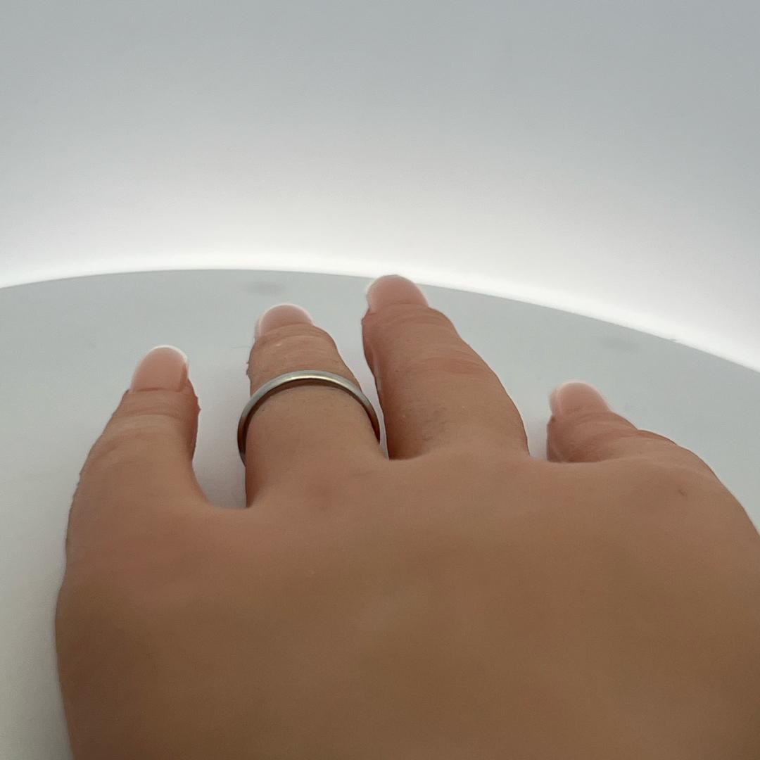 Cartier Vintage Platinum Band Ring Size 5.25 3.6 Grams