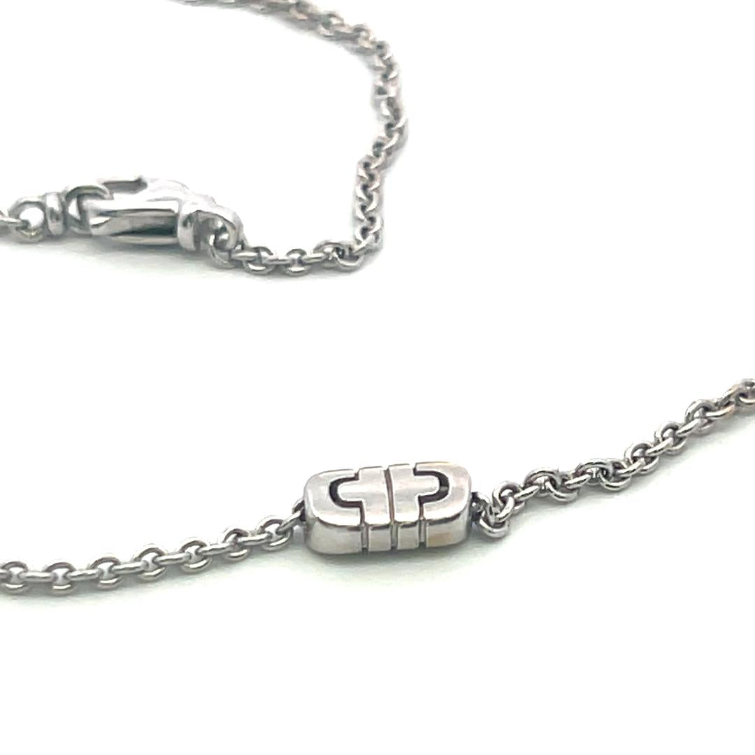 Bvlgari Vintage 18K White Gold Chain Necklace 20.9 Grams 17.5 Inch Long