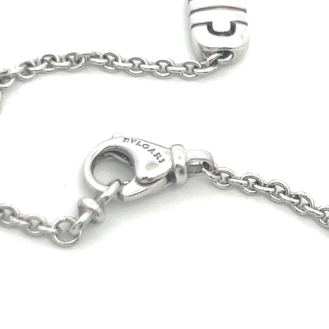 Bvlgari Vintage 18K White Gold Chain Necklace 20.9 Grams 17.5 Inch Long