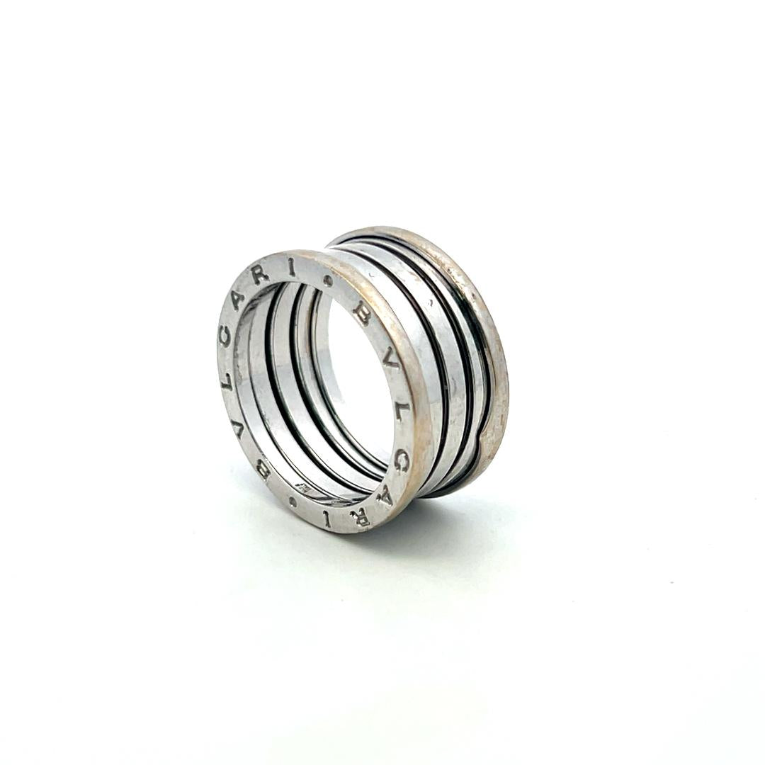 Bvlgari B. Zero Estate 18K Yellow Gold Band Ring Size 9.5