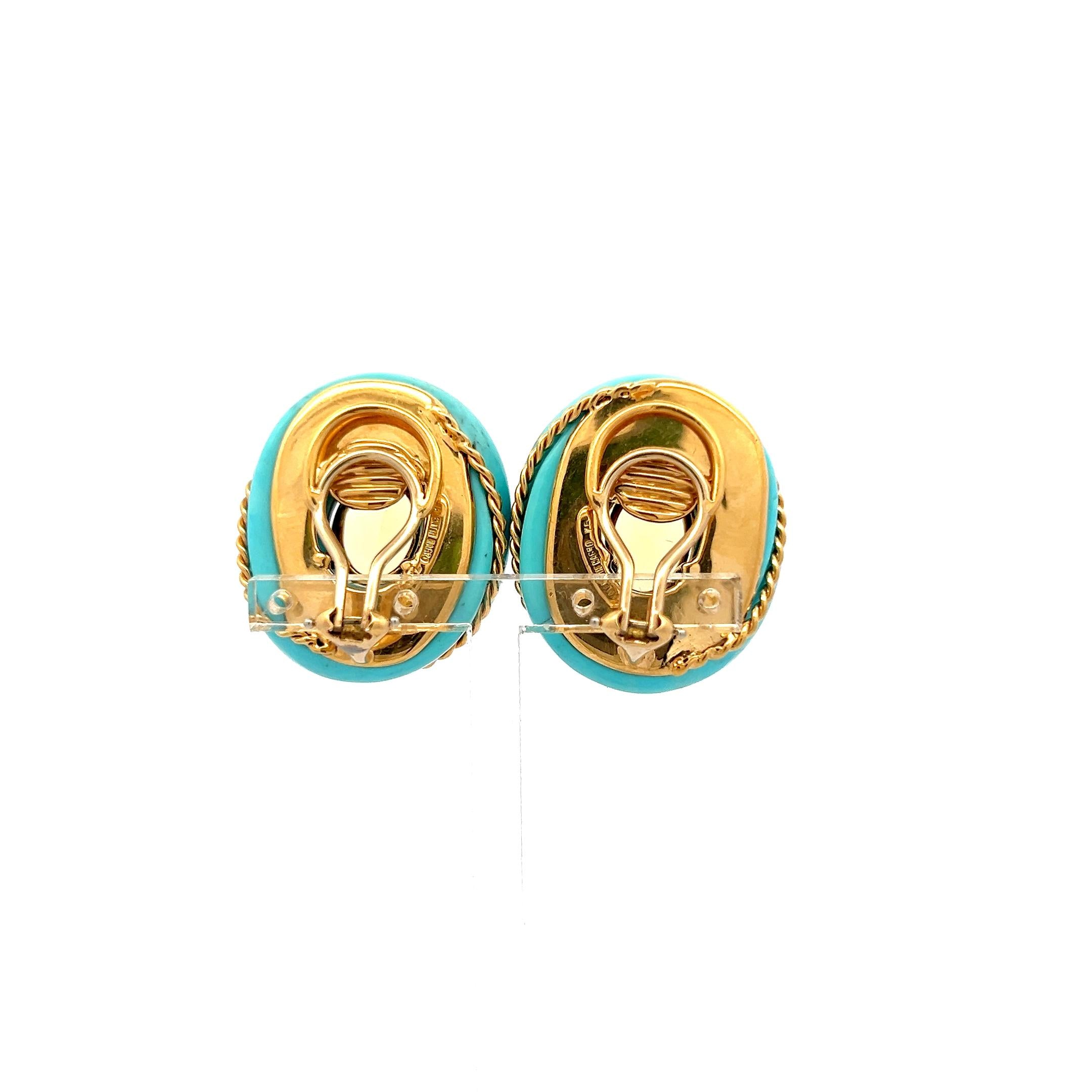 Valentin Magro 18K Yellow Gold Clip-On Earrings with 15.x11.9 MM Citrine