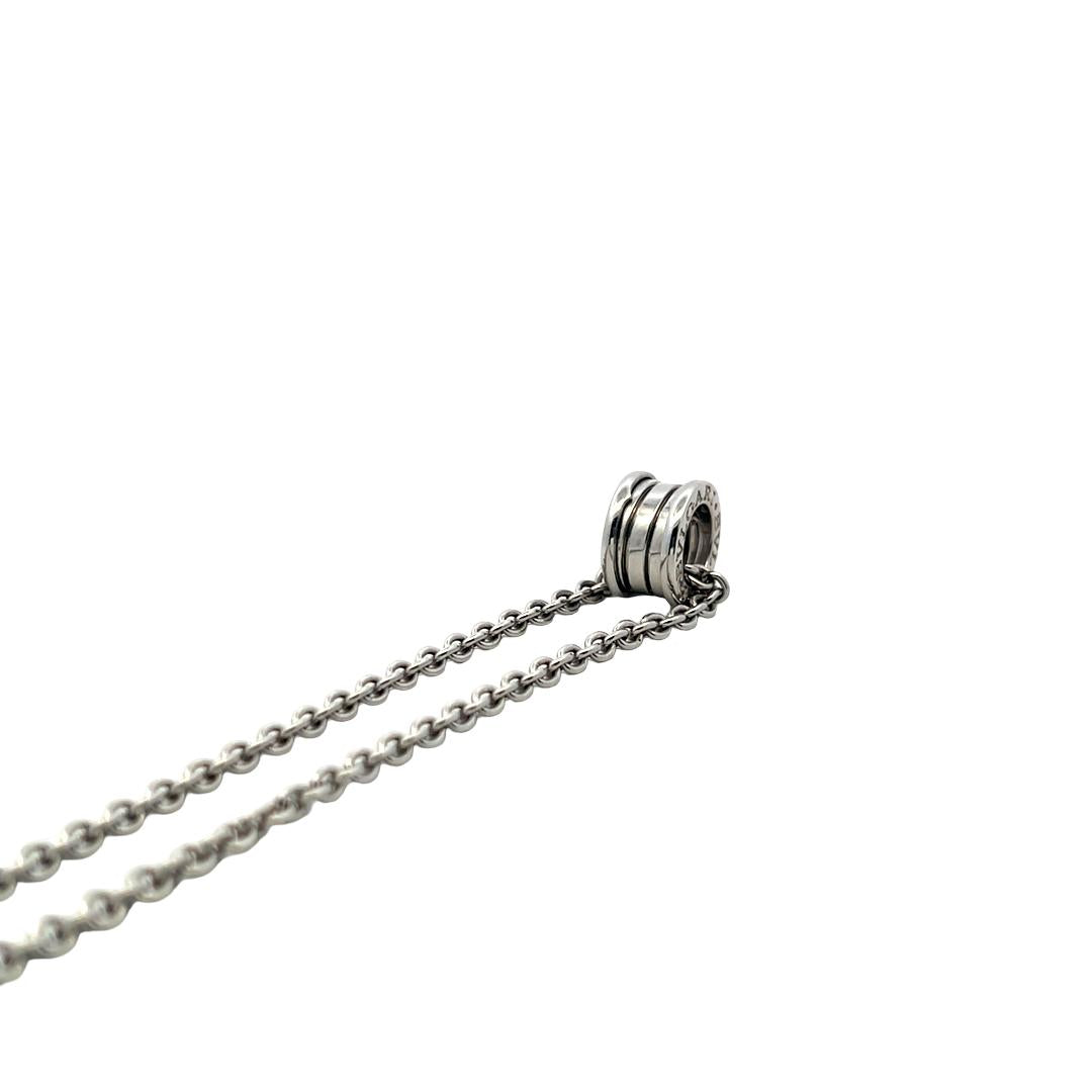 Bvlgari Vintage 18 Karat White Gold Pendant Necklace 36.4 Grams