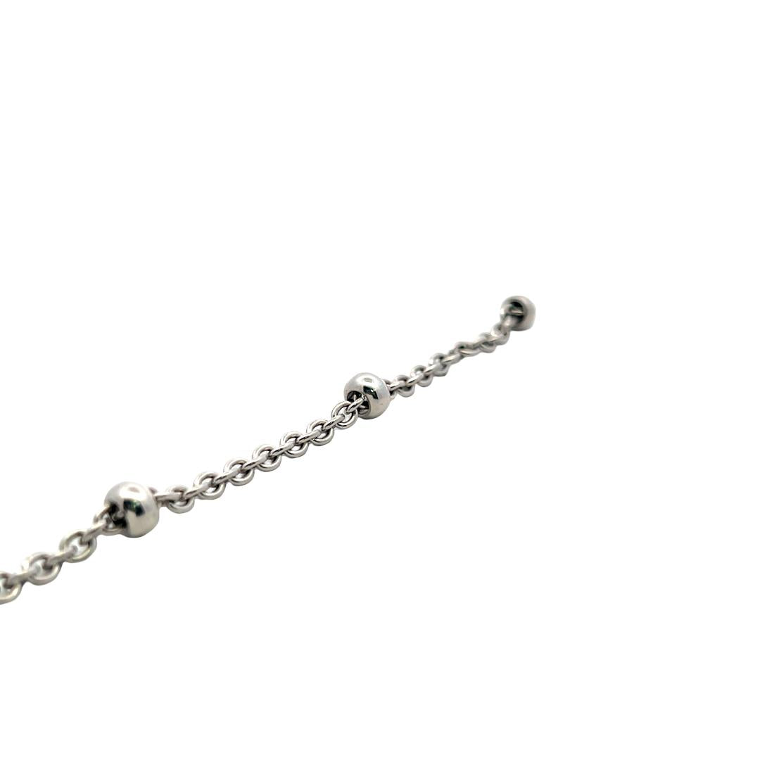 Bvlgari Vintage 18 Karat White Gold Pendant Necklace 36.4 Grams