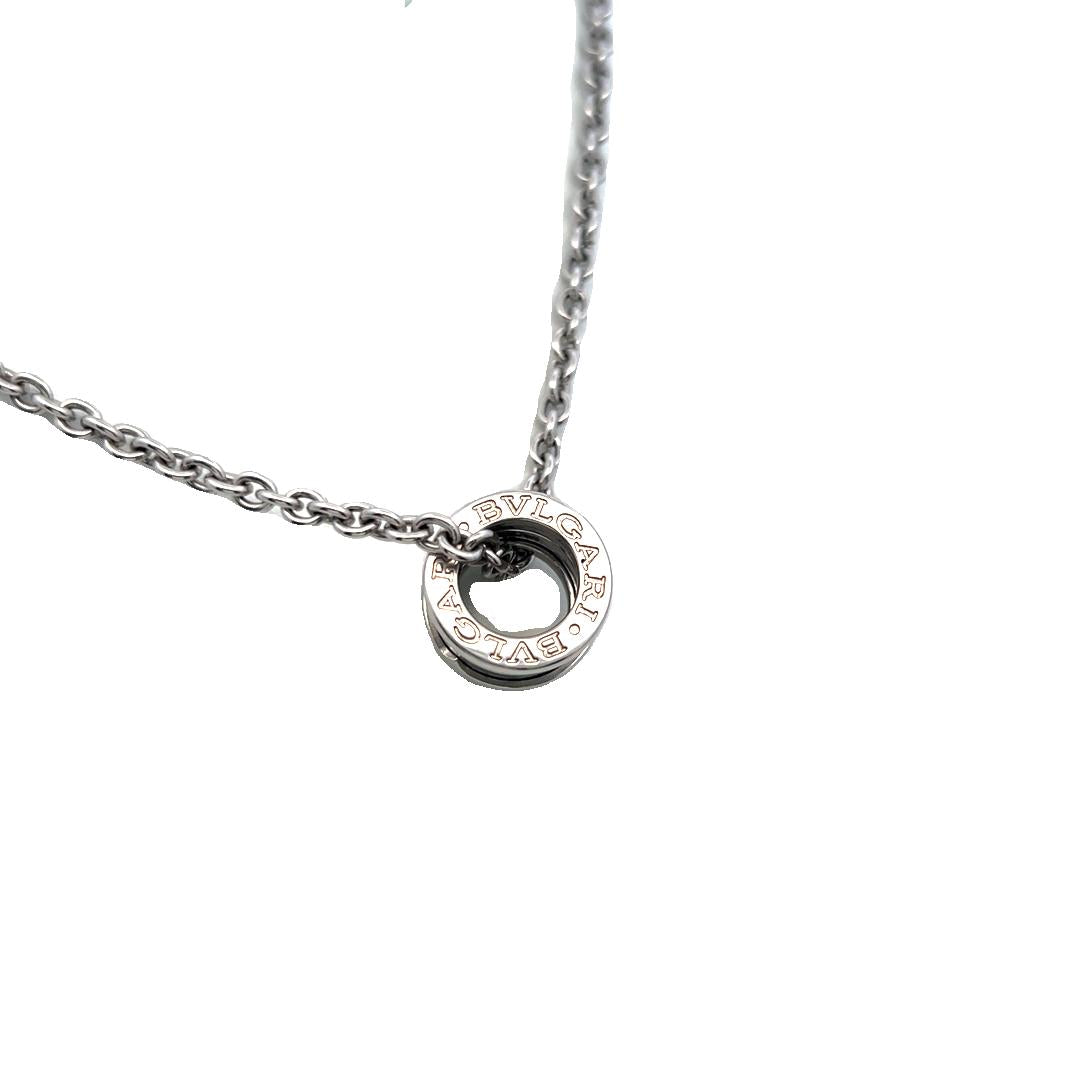 Bvlgari Vintage 18 Karat White Gold Pendant Necklace 36.4 Grams