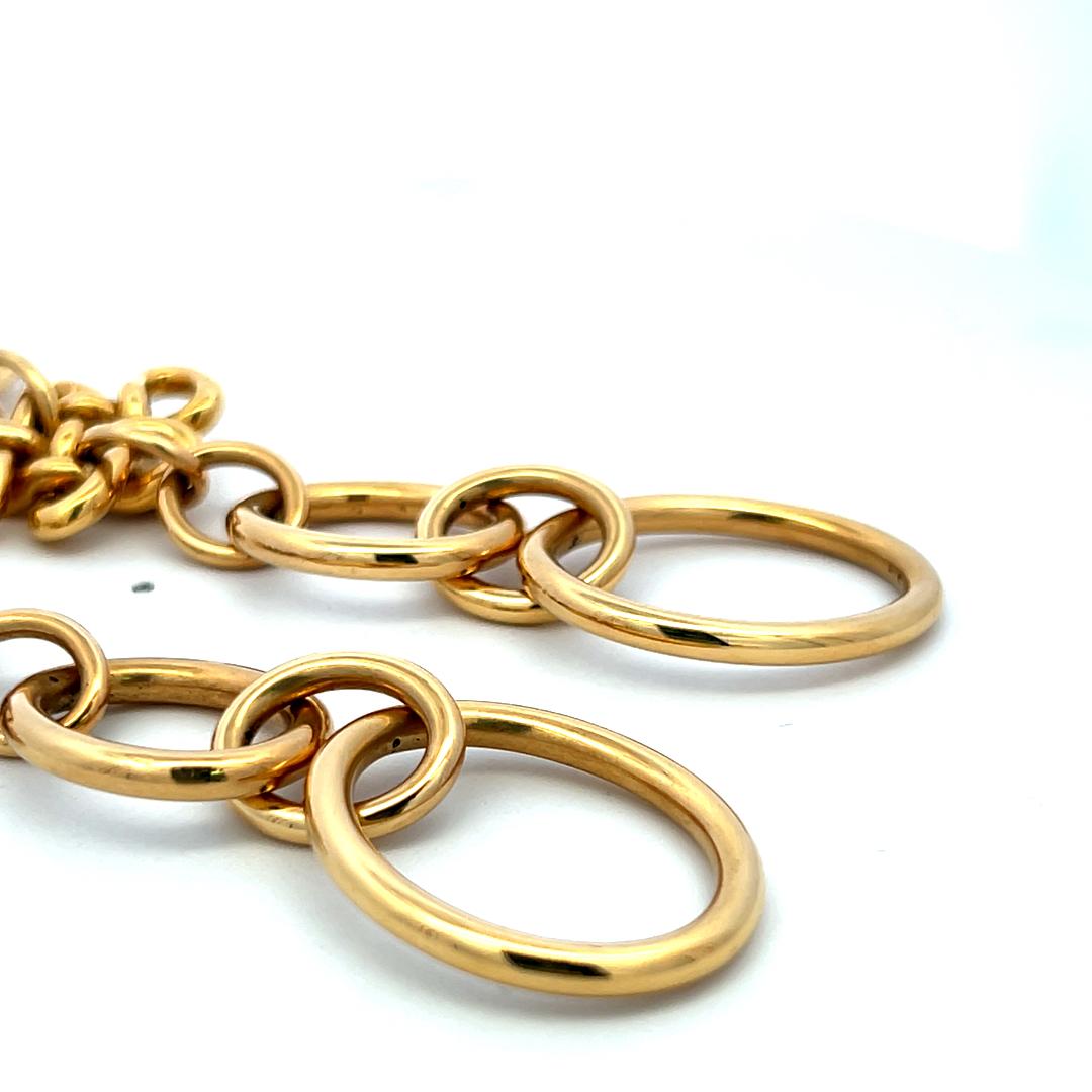 H.Stern Vintage 18 Karat Yellow Gold Drop Earrings 20.4 Grams