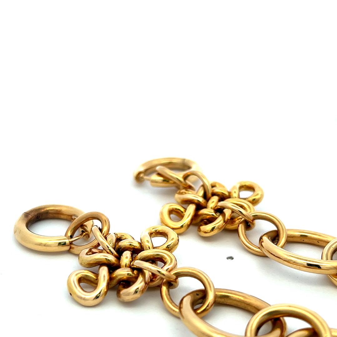 H.Stern Vintage 18 Karat Yellow Gold Drop Earrings 20.4 Grams