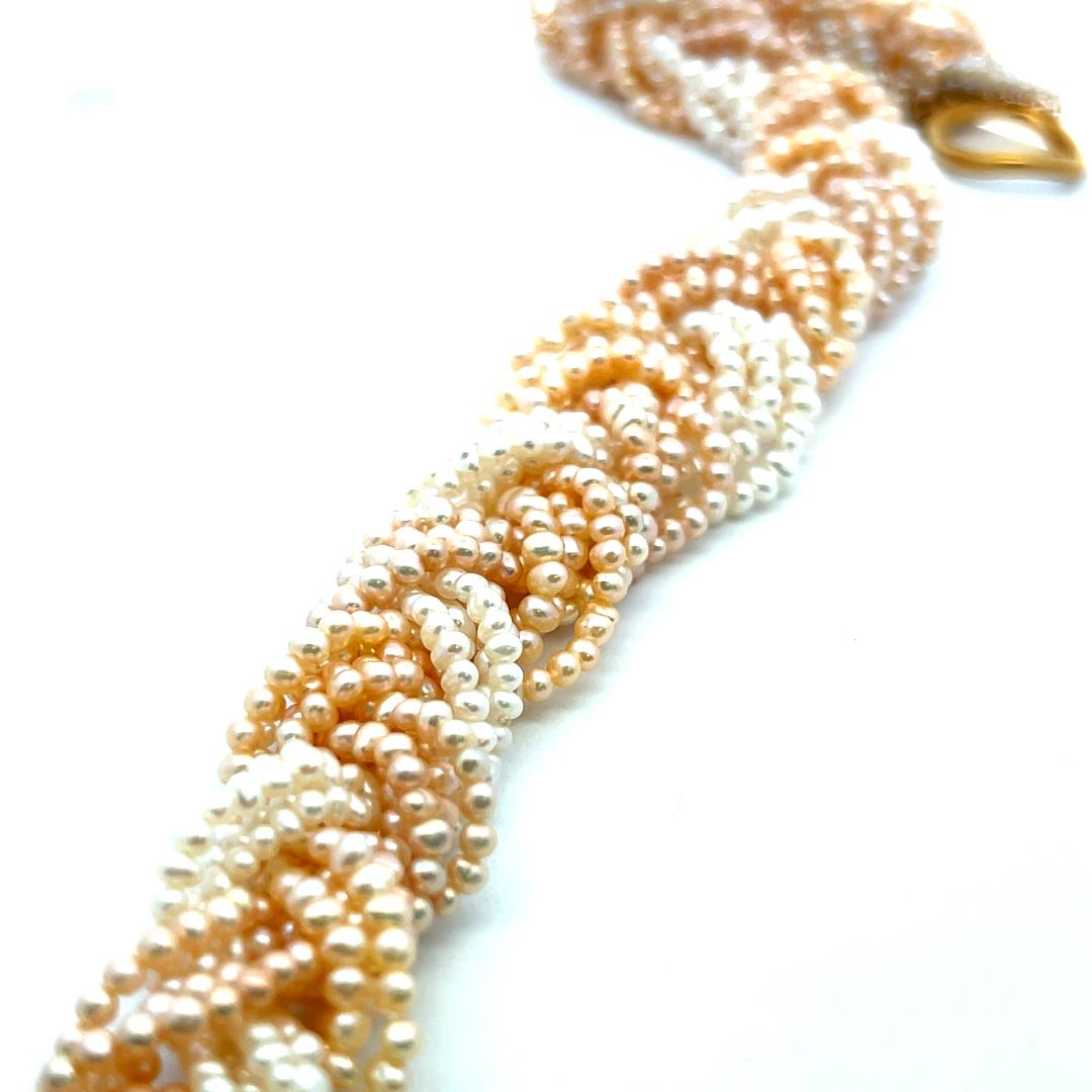Tiffany & Co 18K Yellow Gold Beaded Necklace 72.8 Grams 15 Inch