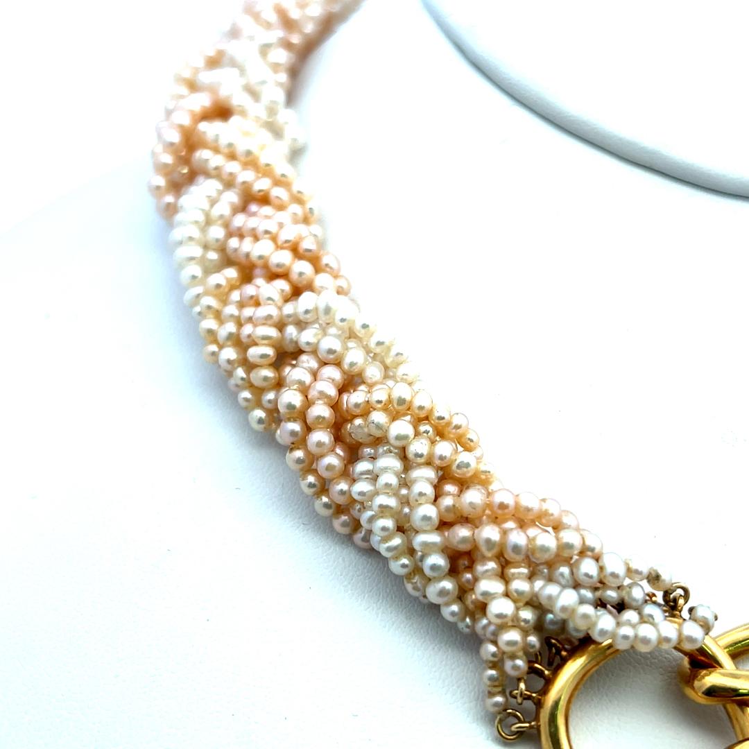 Tiffany & Co 18K Yellow Gold Beaded Necklace 72.8 Grams 15 Inch