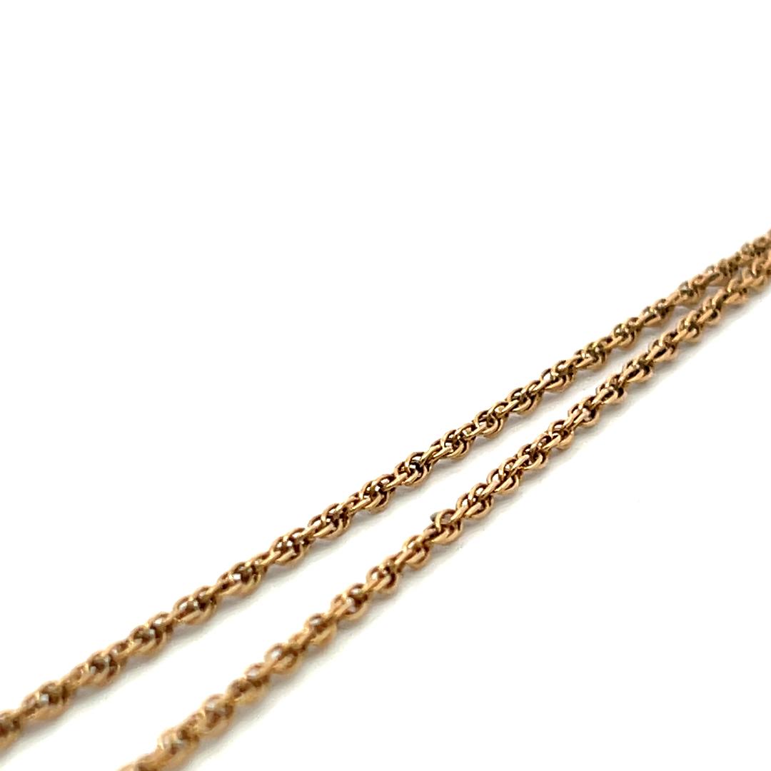 Vintage 14K Yellow Gold Pendant Necklace with 16.1x23.3 MM Amethyst Gemstone