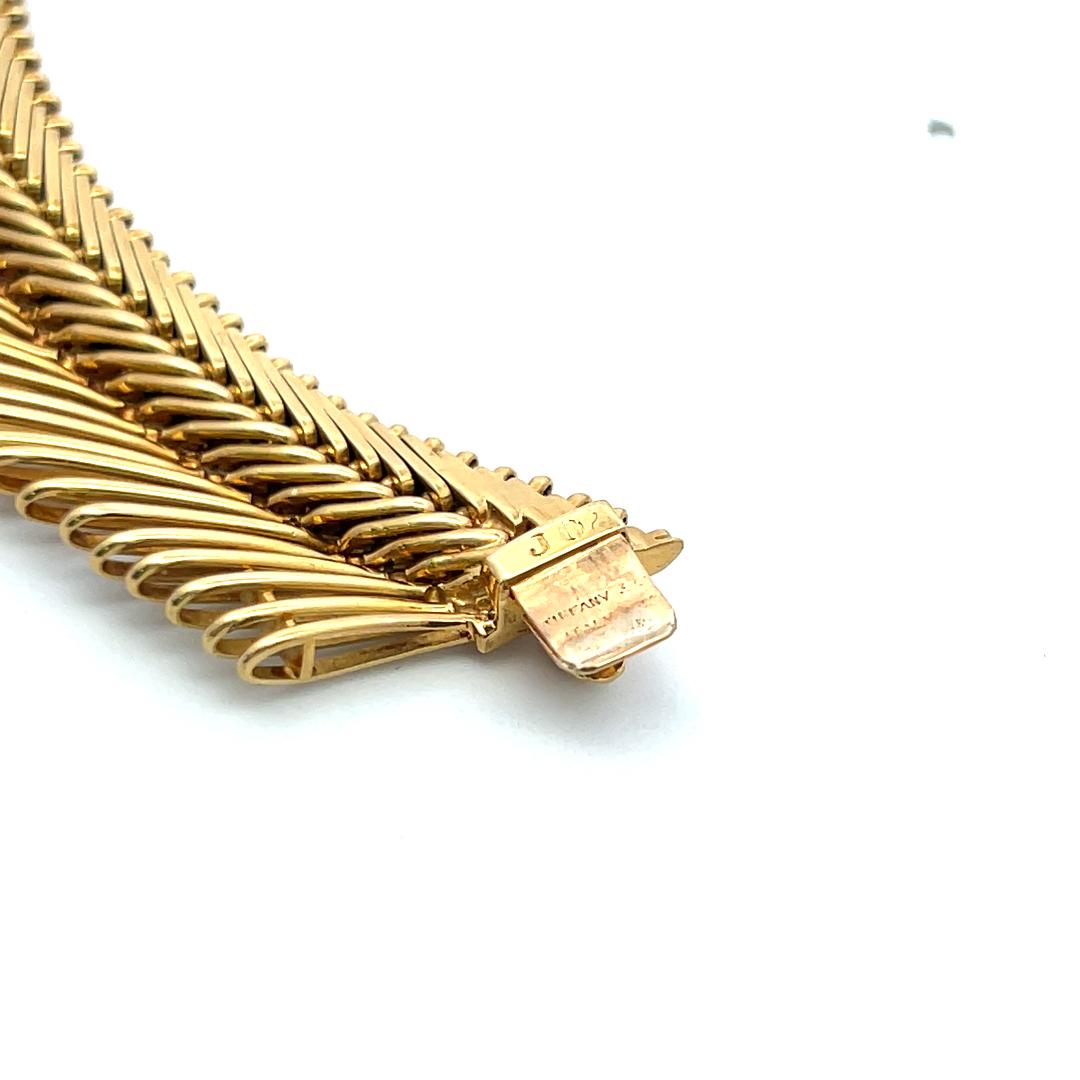 Tiffany & Co Schlumberger Vintage 18 Karat Yellow Gold Fringe Necklace 117.90gr