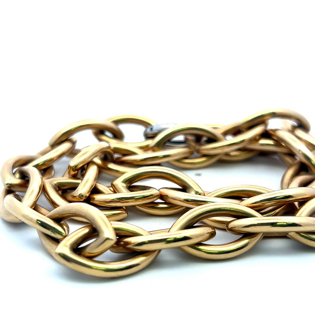 Vintage 14 Karat Yellow Gold Chain Necklace 41.2 Grams 18 Inch