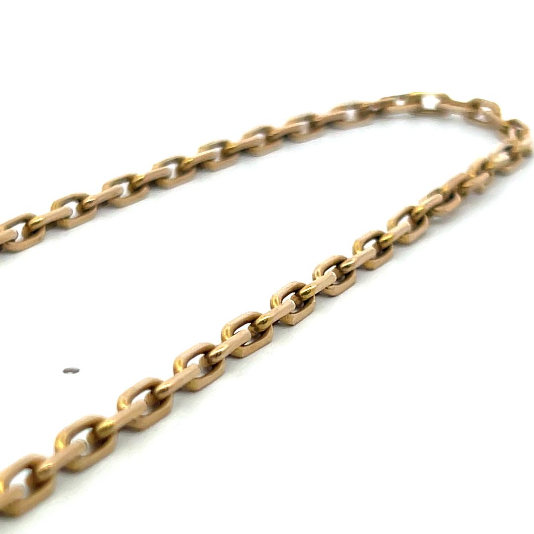 Vintage 18 Karat Yellow Gold Chain Necklace 28.1 Grams 20 Inch