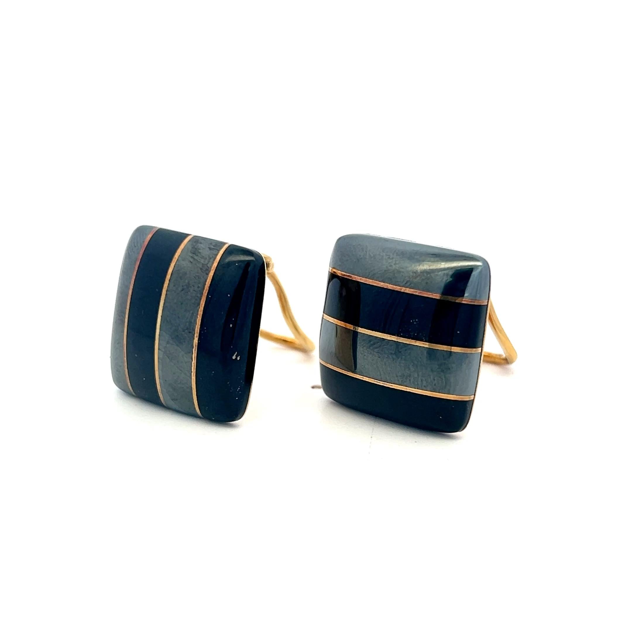 Tiffany & Co 18 Karat Yellow Gold Clip-On Earrings 21.74 Grams