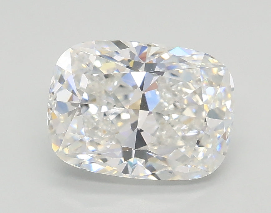 Lab-Grown 1.55 Carat Cushion Modified Brilliant Cut Diamond color D Clarity VVS2, precious stones, engagement diamonds