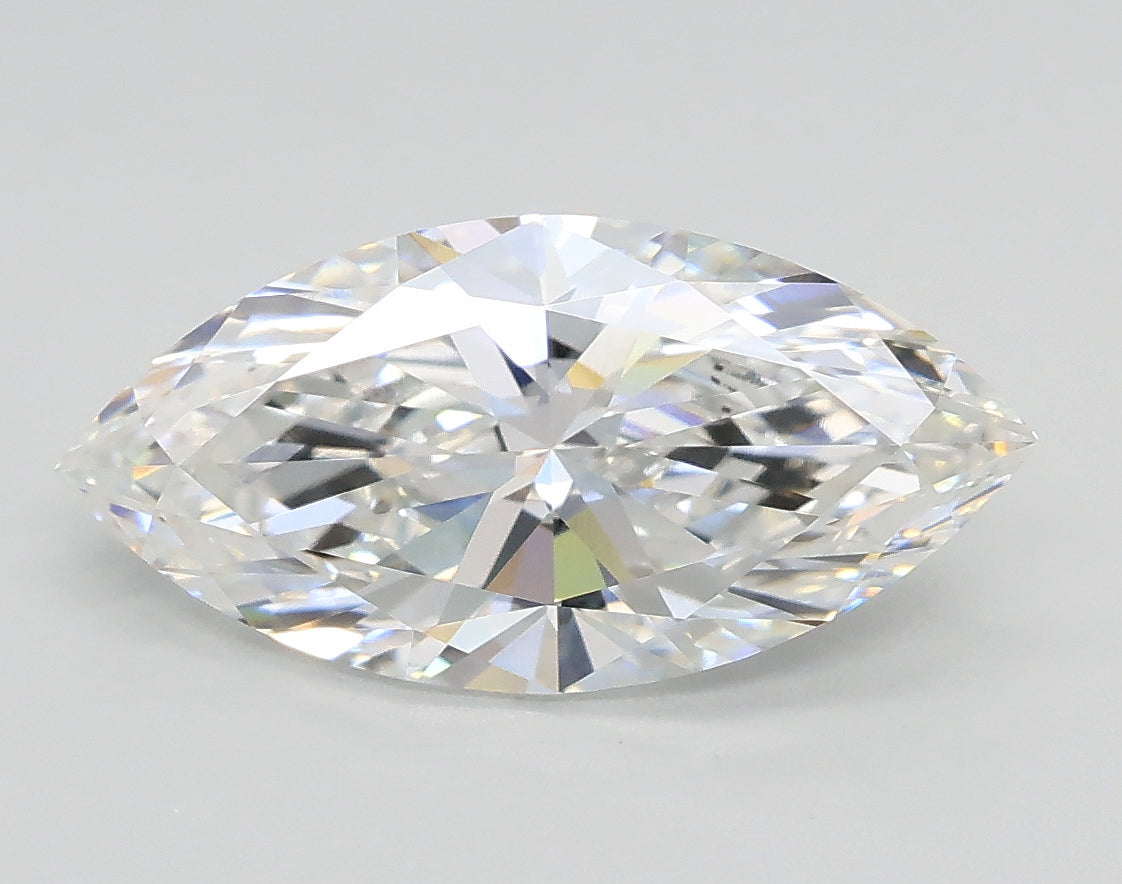 Lab-Grown 2.21 Carat Marquis Shape Diamond color E Clarity VVS2, precious stones, engagement diamonds
