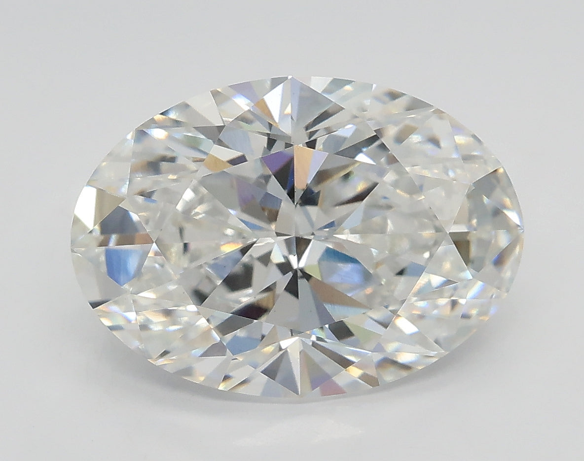 Lab-Grown 4.01 Carat Oval Shape Diamond color F Clarity VS1, precious stones, engagement diamonds