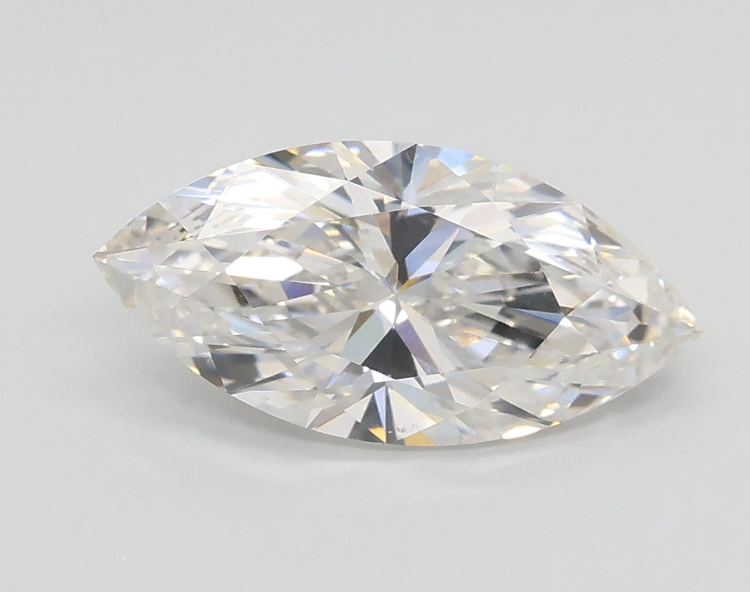 Lab-Grown 1.54 Carat Marquis Shape Diamond color F Clarity VVS2, precious stones, engagement diamonds