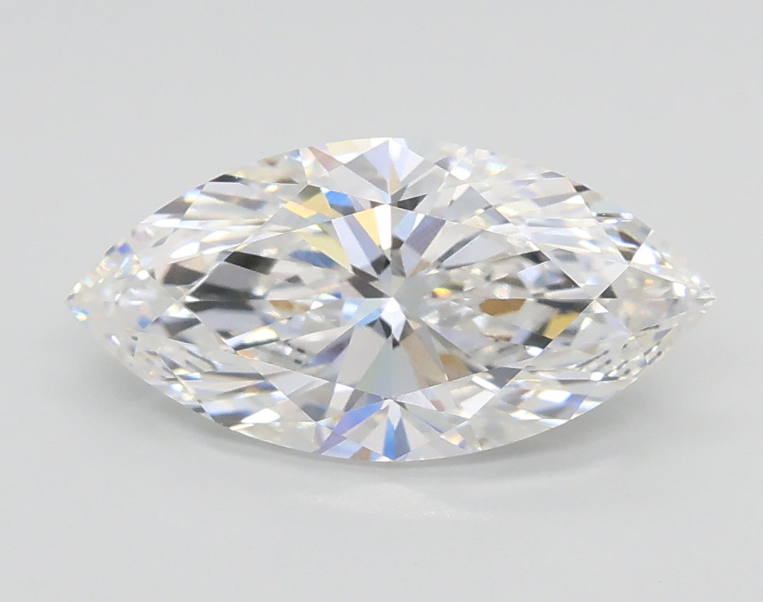 Lab-Grown 1.52 Carat Marquis Shape Diamond color E Clarity VVS2, precious stones, engagement diamonds