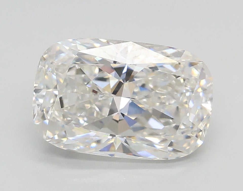 Lab-Grown 2.01 Carat Cushion Modified Brilliant Cut Diamond color F Clarity VVS2, precious stones, engagement diamonds